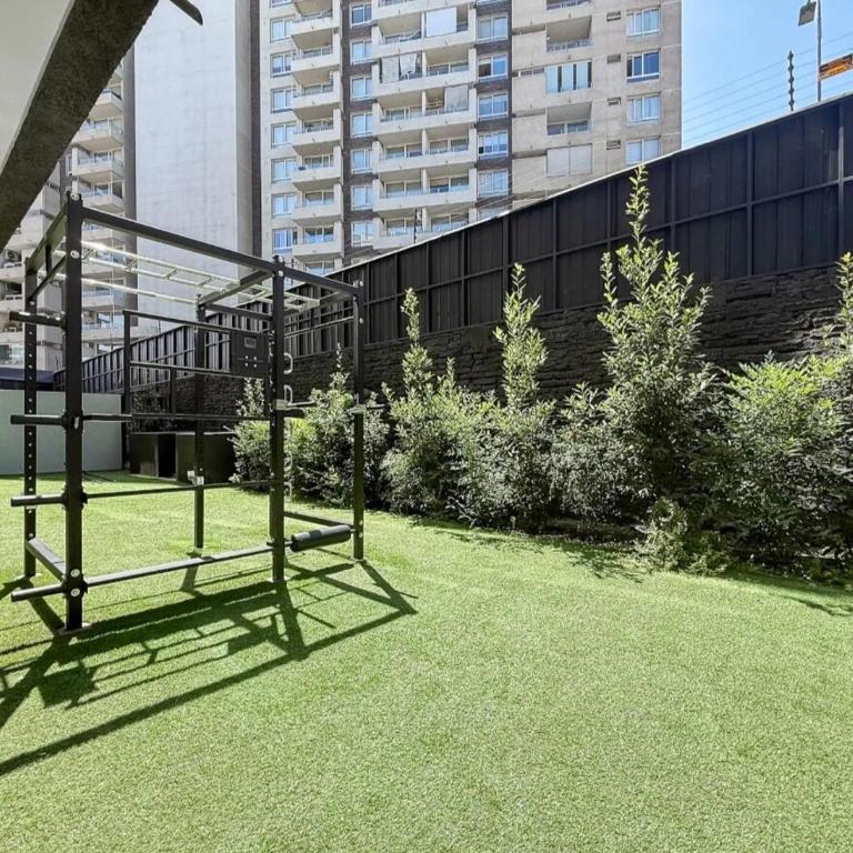Moderno apto en Ñuñoa cercano al metro Irarrazaval y Barrio Italia con Aire Acondicionado - Two-Bedroom Apartment - 10