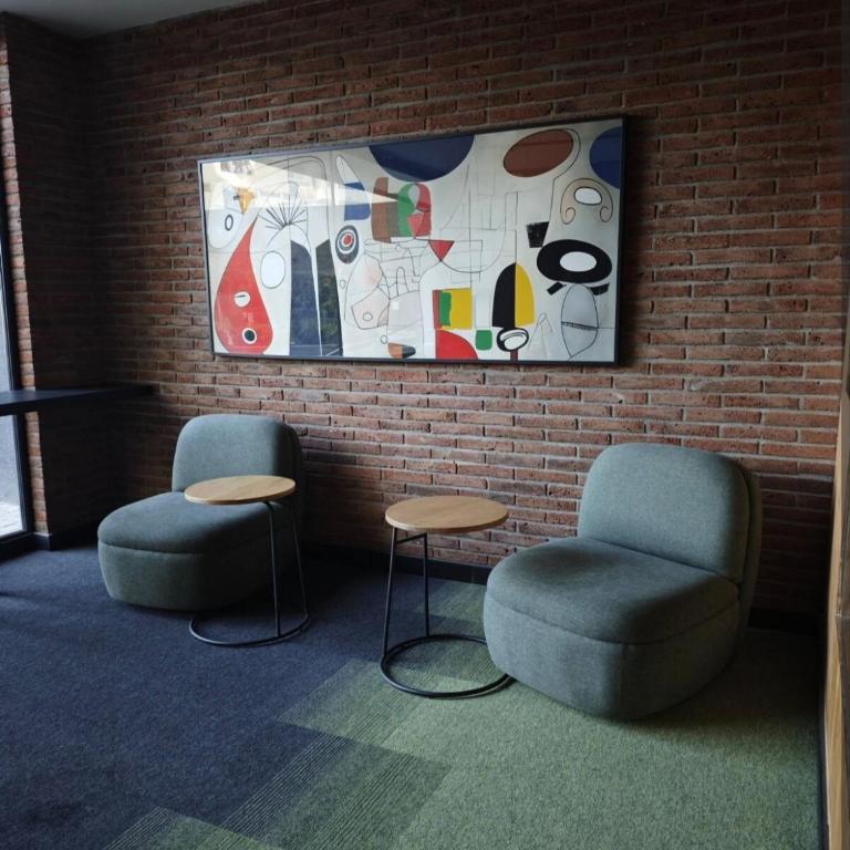 Moderno apto en Ñuñoa cercano al metro Irarrazaval y Barrio Italia con Aire Acondicionado - Two-Bedroom Apartment - 19