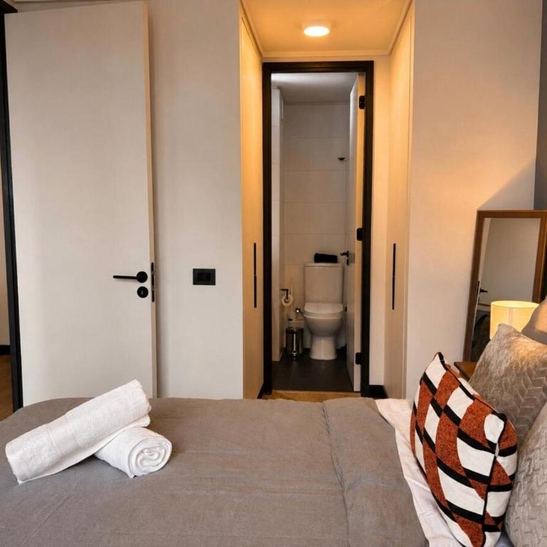 Moderno apto en Ñuñoa cercano al metro Irarrazaval y Barrio Italia con Aire Acondicionado - Two-Bedroom Apartment - 25