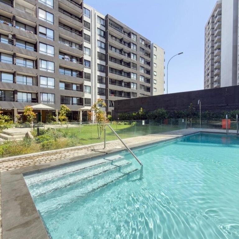 Moderno apto en Ñuñoa cercano al metro Irarrazaval y Barrio Italia con Aire Acondicionado - Two-Bedroom Apartment - 27