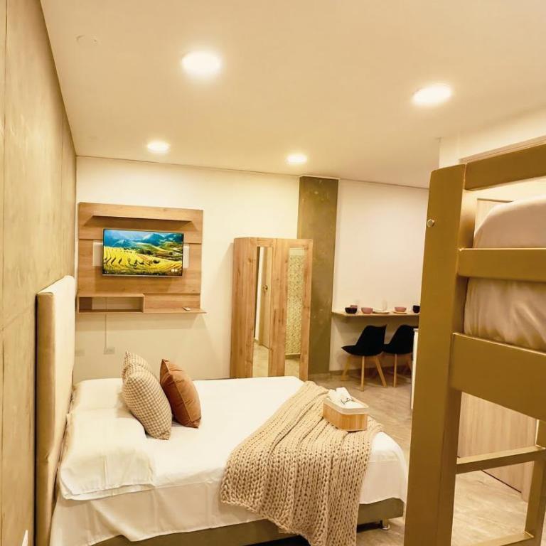 Suite Privada CC Gutapurí 8 minutos 102 - Habitación Doble - 2 camas - 20