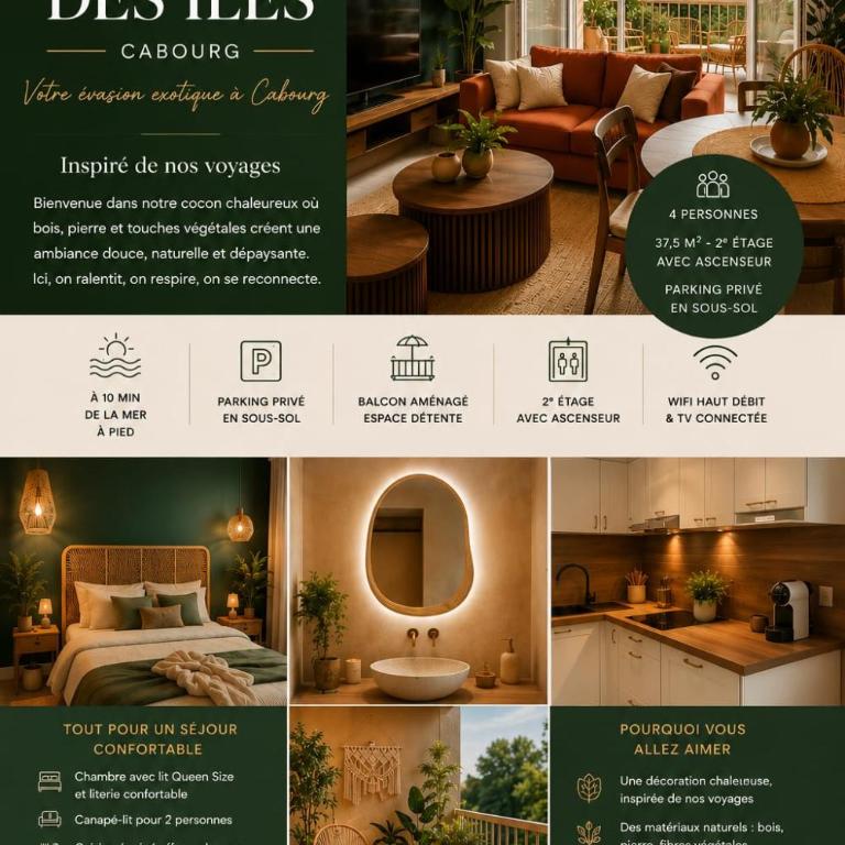 L'Amour des Îles - Centre - Plage - Parking - Appartement 1 Chambre - 14