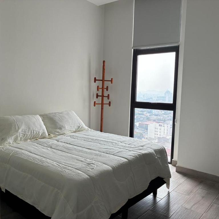 Adhoc Torre Colonia Executive Apartments Monterrey Downtown - Apartamento de 1 Dormitorio con balcón y vistas a la ciudad - 7