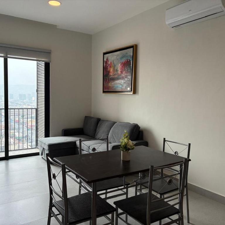 Adhoc Torre Colonia Executive Apartments Monterrey Downtown - Apartamento de 1 Dormitorio con balcón y vistas a la ciudad - 12
