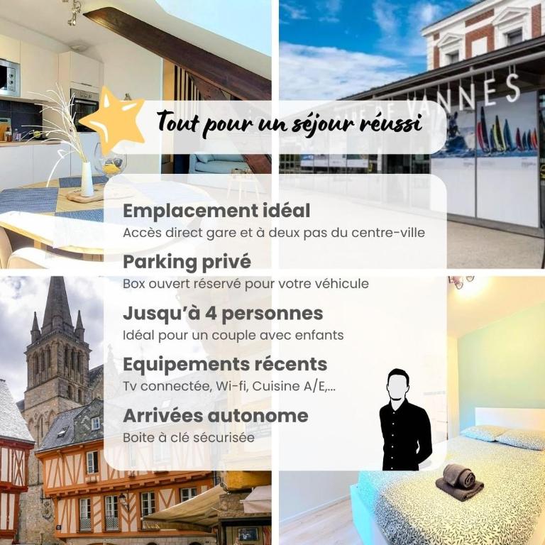 historic center, train station, parking lot - Appartement - 3