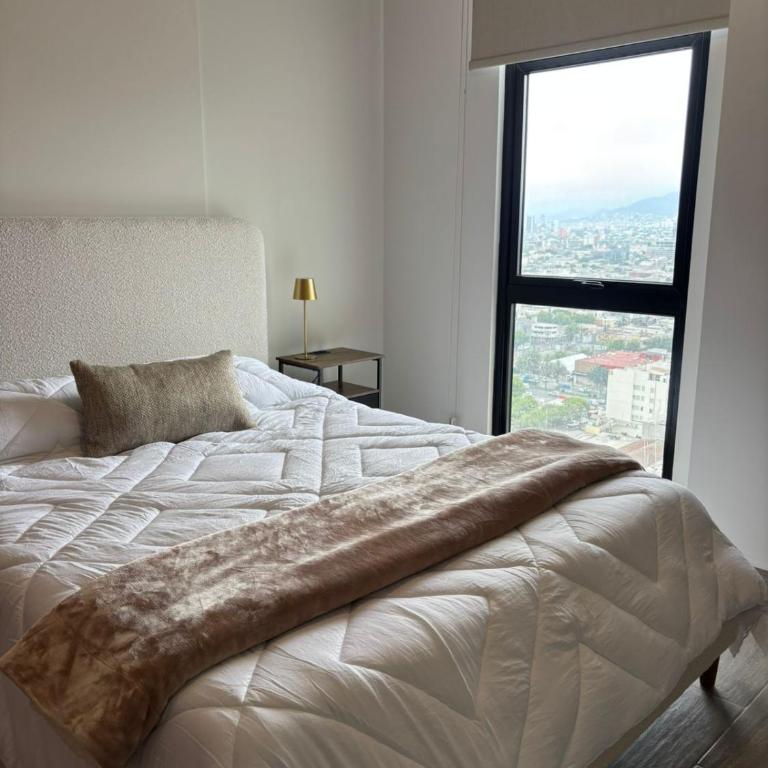 Adhoc Torre Colonia Executive Apartments Monterrey Downtown - Apartamento Deluxe de 1 dormitorio con vistas a la ciudad - 9