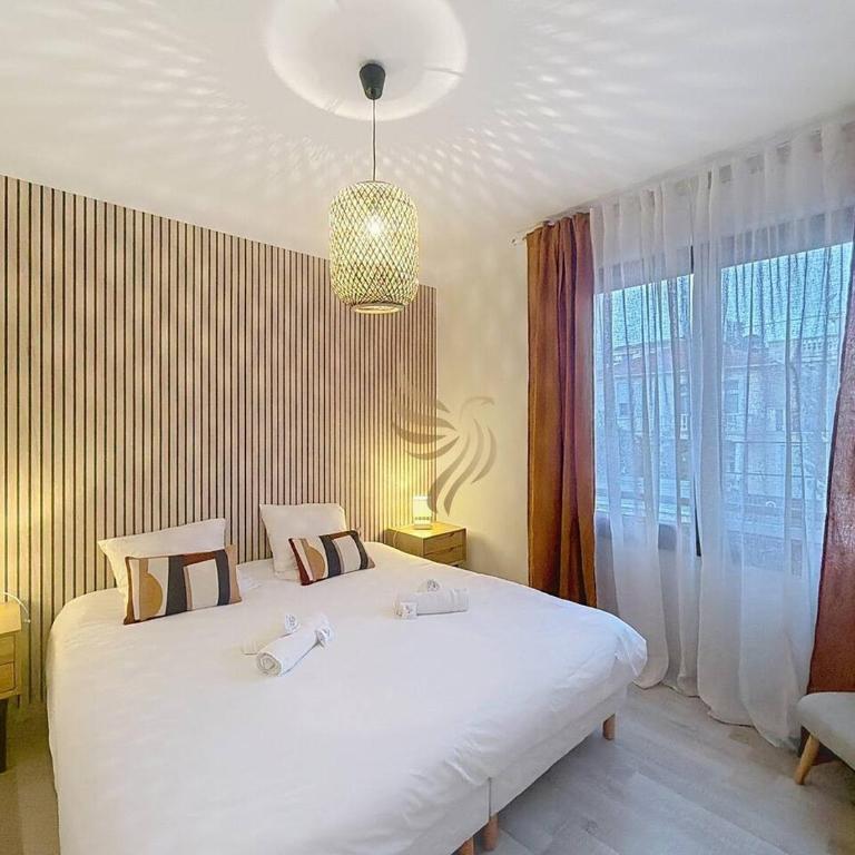 Apt3BR,AC,WiFi, sea view, parking, 3min to beach - Three-Bedroom Apartment - 11