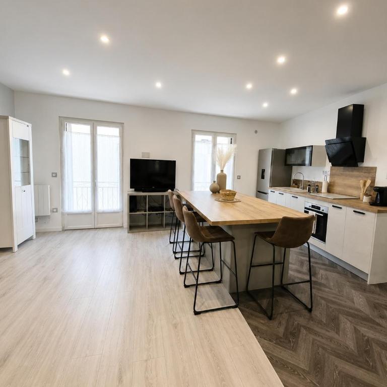 Appartement Design-Centre Historique-Climatisation-Wi-Fi Fibre-Lit 160 cm - Appartement 1 Chambre Classique avec Lit King-Size - 12