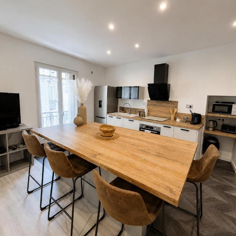 Appartement Design-Centre Historique-Climatisation-Wi-Fi Fibre-Lit 160 cm - Appartement 1 Chambre Classique avec Lit King-Size - 24