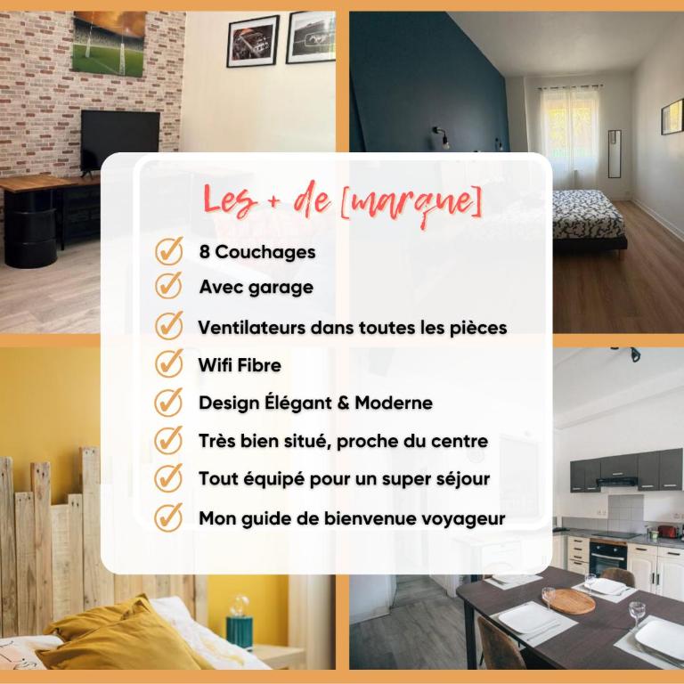 "Le cocon de Sapiac" grand appartement avec garage - Appartement 3 Chambres - 3