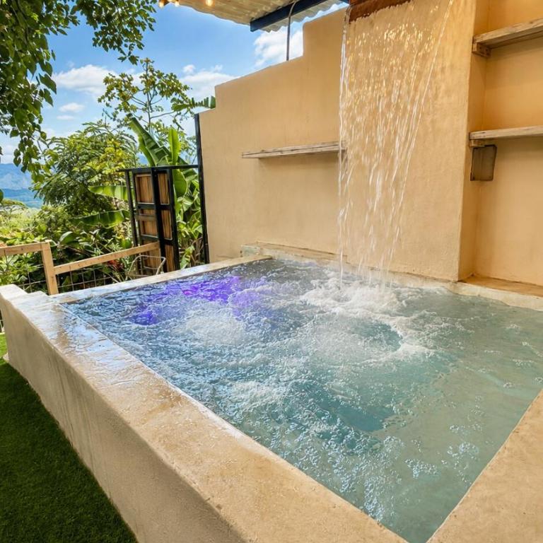 Cabaña Nido de Higueron -Privada de lujo con jacuzzi Y calefacción - One-Bedroom House - 8