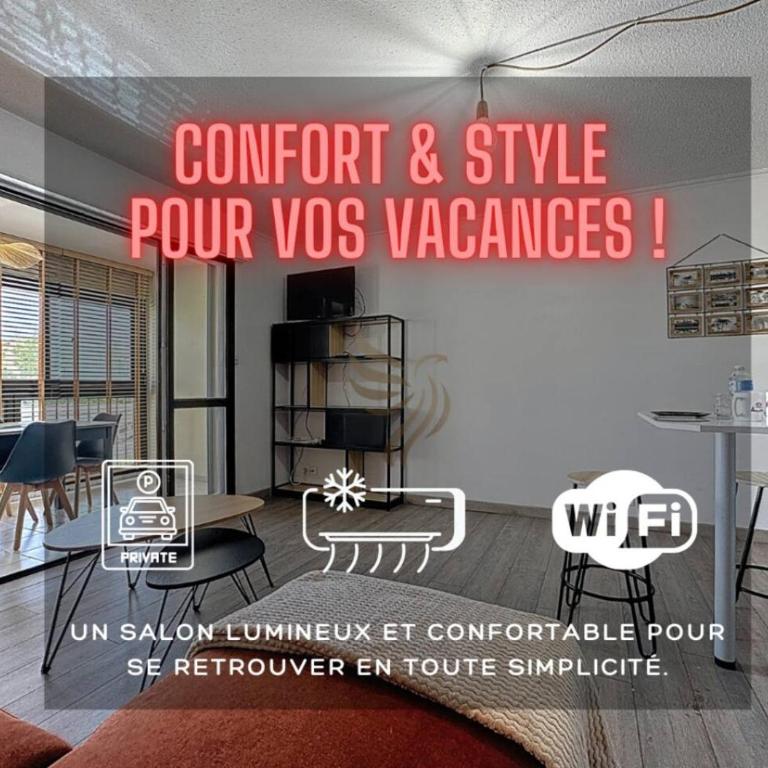 Studio 4pers-Terrace-clim-wifi-parking - Monolocale - 1
