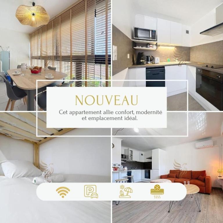 Studio 4pers-Terrace-clim-wifi-parking - Monolocale - 10