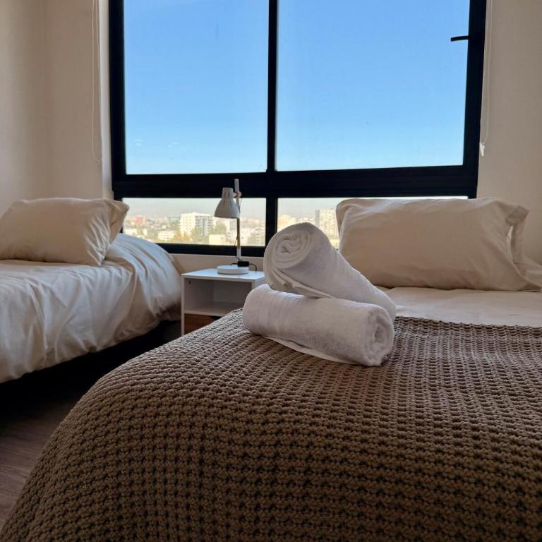 Moderno apartamento en Ñuñoa Estadio Nacional - Two-Bedroom Apartment with Balcony - 7