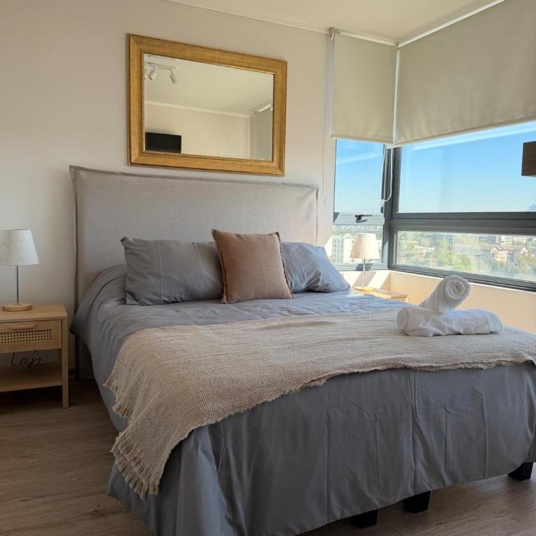 Moderno apartamento en Ñuñoa Estadio Nacional - Two-Bedroom Apartment with Balcony - 8