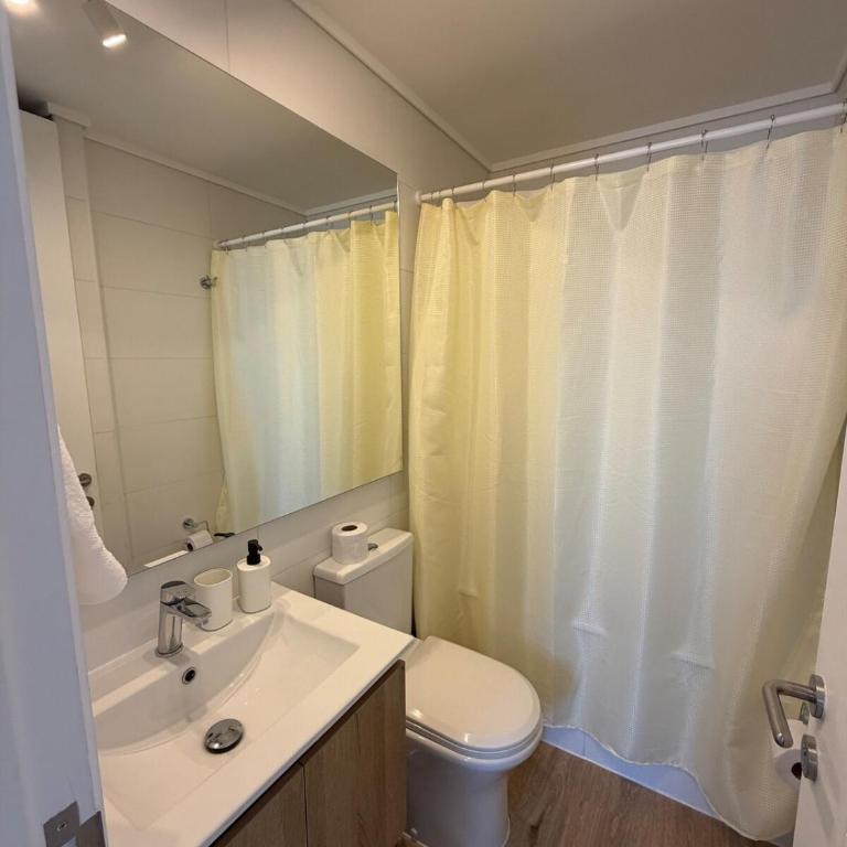 Moderno apartamento en Ñuñoa Estadio Nacional - Two-Bedroom Apartment with Balcony - 10