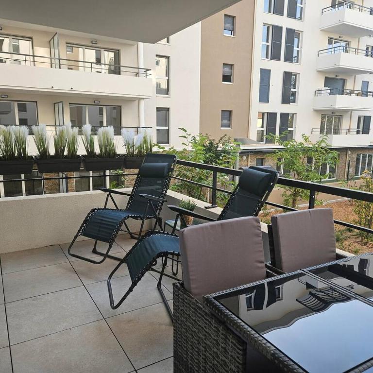 T2 Evasion Azur-4p 150m from t/sea, terrace, park. - Appartamento con 1 Camera da Letto - 30