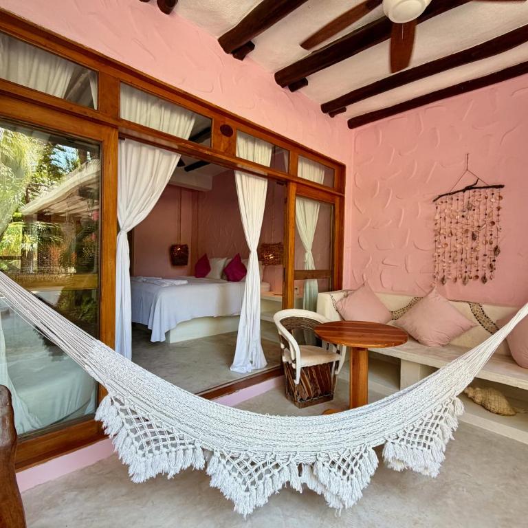 Palapas del Sol - Suite con vistas al jardín - 1 cama extragrande - 7