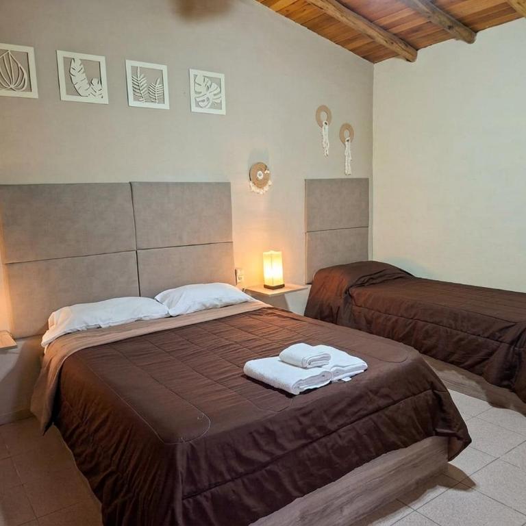 Cabañas Familiares con piscina, parque y juegos - Apartamento - 11