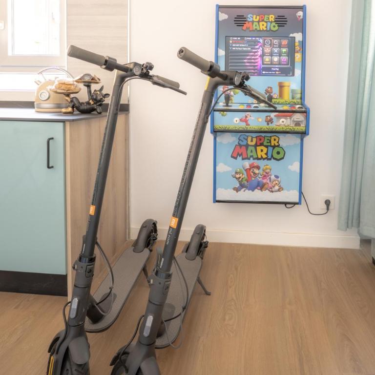 Nuevo, Maquina Arcade, Patinetes y Parking - Apartamento - 6