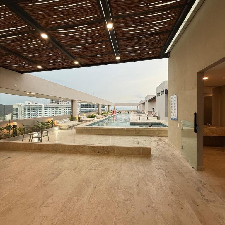 apartamento de lujo con piscina y jacuzzi en el rodadero - Apartamento de 2 dormitorios - 14