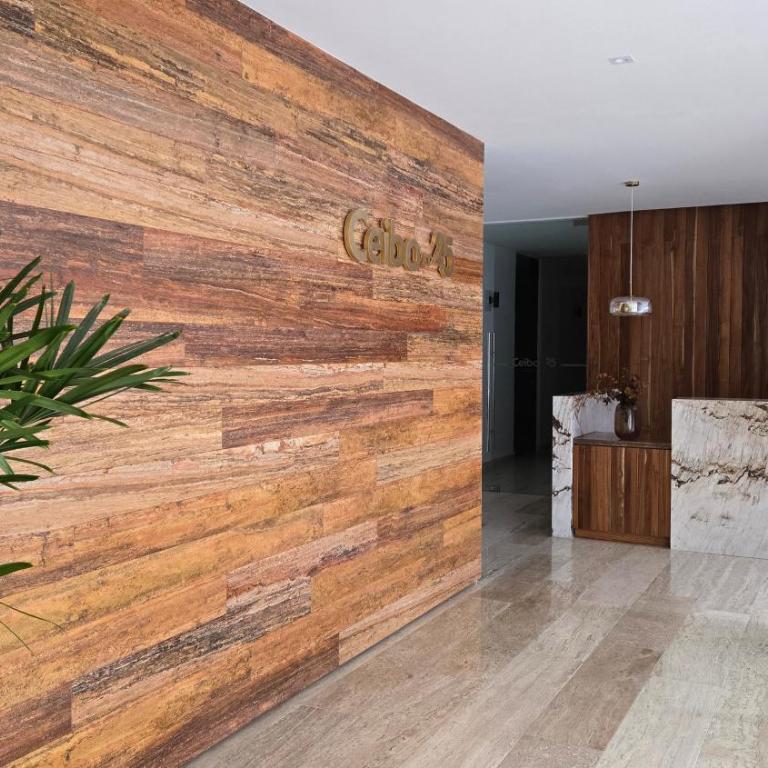Playa's Golden Area -- Casa Omega 2BR 2BA tropical retreat, beach, infinite Pool, Gym - Two-Bedroom Apartment with Balcony - 18