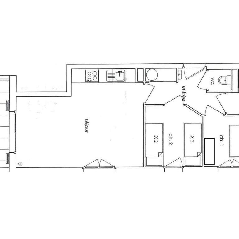 Appartement confortable vue panoramique - 6 pers. - FR-1-886-30 - Appartement - 3