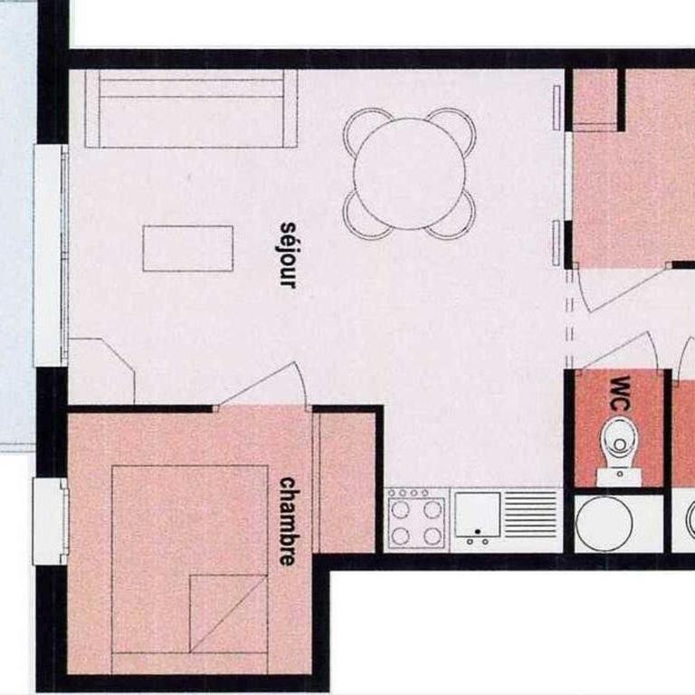 T2 pour 4 pers., animaux OK, vue village - FR-1-886-20 - Appartement - 7