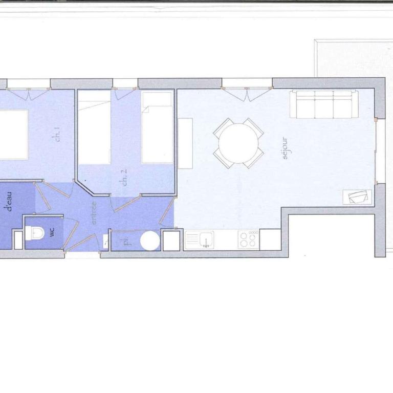 Appartement cosy, animaux admis - 6 pers. - FR-1-886-42 - Appartement - 4