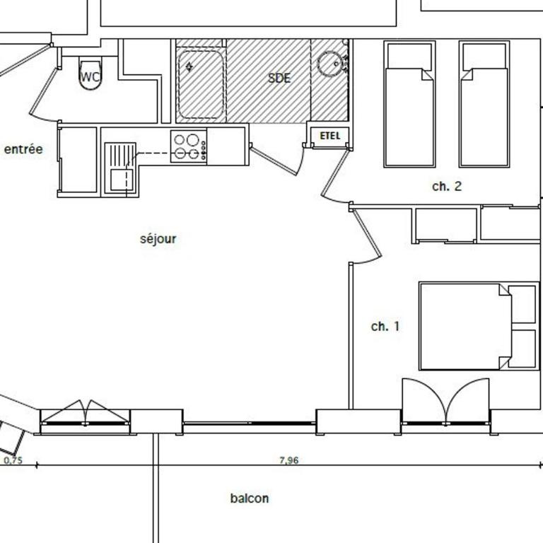 Appartement cocon - 4 pers. centre village - FR-1-886-98 - Appartement - 9