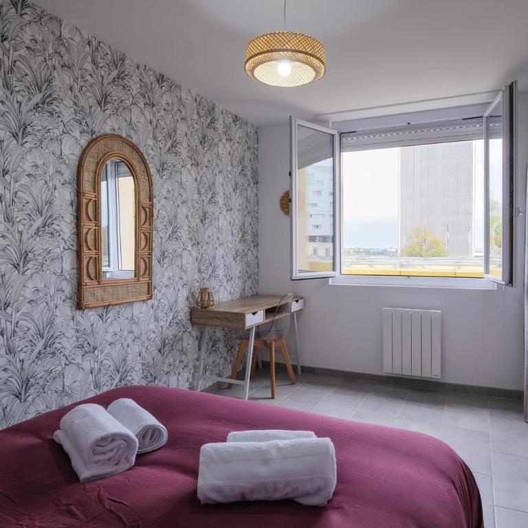 Le Penhoët - Climatisation - 200m gare - Appartement - 10