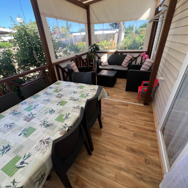 Camping Del Mar 125, Mobile Home O'Hara Supérieur 1060, 3 chambres, 40 m2, Terrasse - Mobile Home - 30