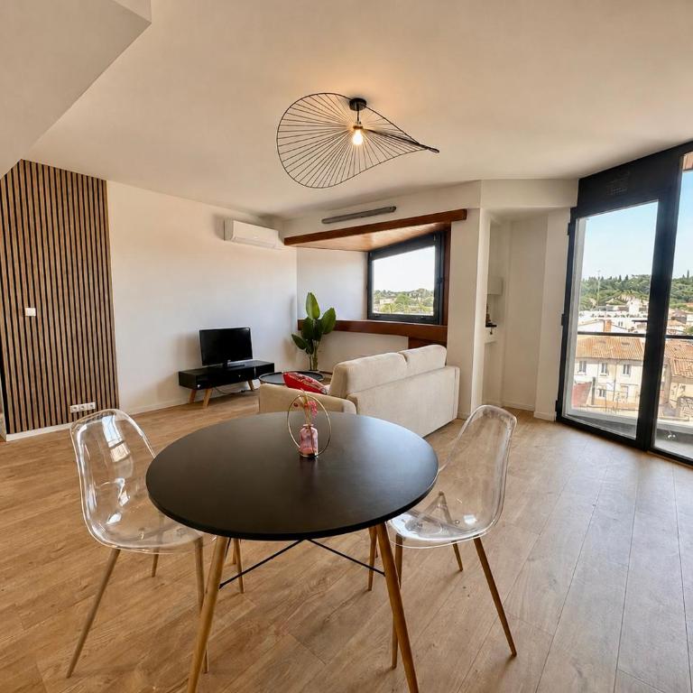 P2 climatisé proche centre avec vue imprenable - Apartment mit 1 Schlafzimmer - 4