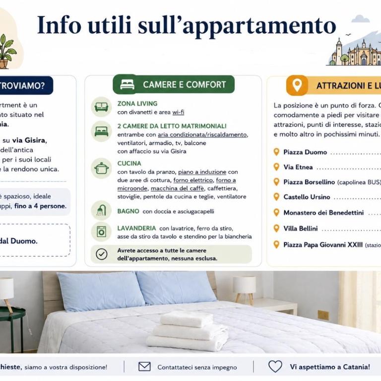 Il balcone su Gisira Apartment - casa a Catania - Two-Bedroom Apartment - 4