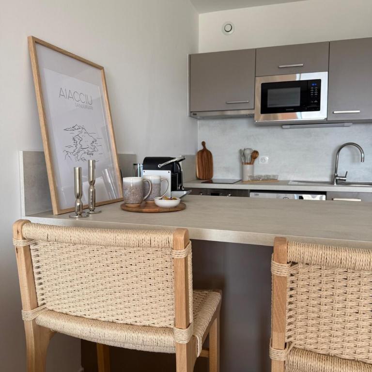 Studio grand confort-Marinella-Face mer-Terrasse - Appartement 1 Chambre - 13