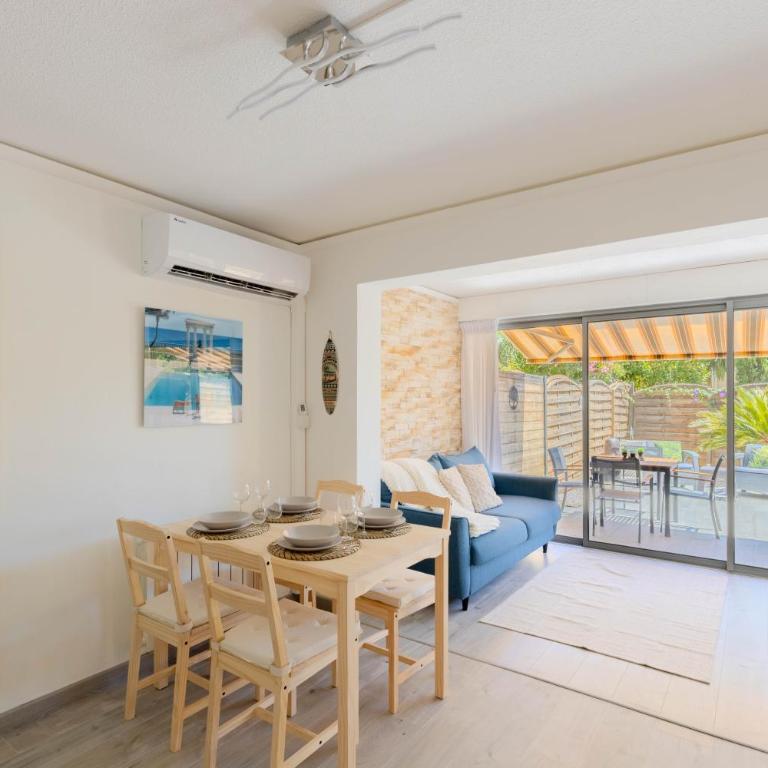 2 Pièces, plage à 5 min à pied, piscine parking - Appartement 1 Chambre avec Terrasse - 3