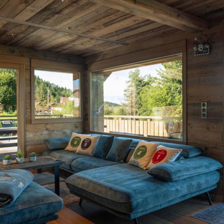 Le Refuge des 3 Oursons 14 p - mit Swim Spa Sauna - Ferienhaus - 14