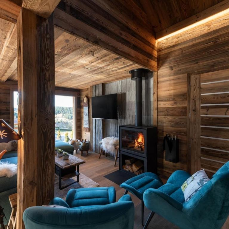 La Cabane des Oursons Familienchalet mit Whirlpool - Chalet - 4