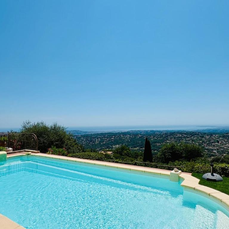 Villa Panorama Saint-Jeannet Swimming pool Sea and mountain views - Villa - 1