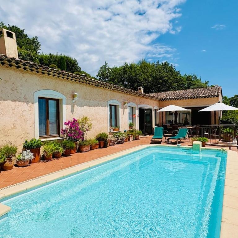 Villa Panorama Saint-Jeannet Swimming pool Sea and mountain views - Villa - 2