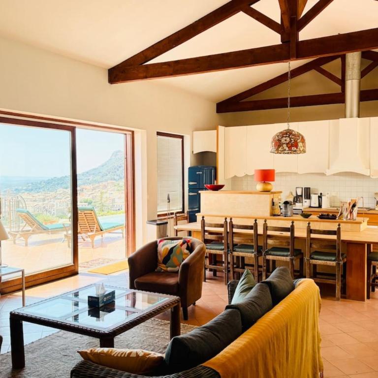 Villa Panorama Saint-Jeannet Swimming pool Sea and mountain views - Villa - 7