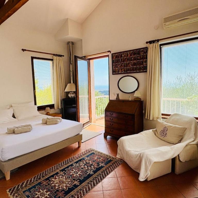 Villa Panorama Saint-Jeannet Swimming pool Sea and mountain views - Villa - 12
