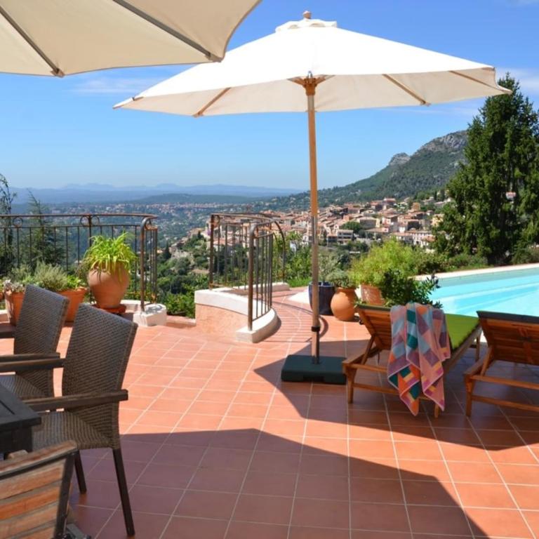 Villa Panorama Saint-Jeannet Swimming pool Sea and mountain views - Villa - 31