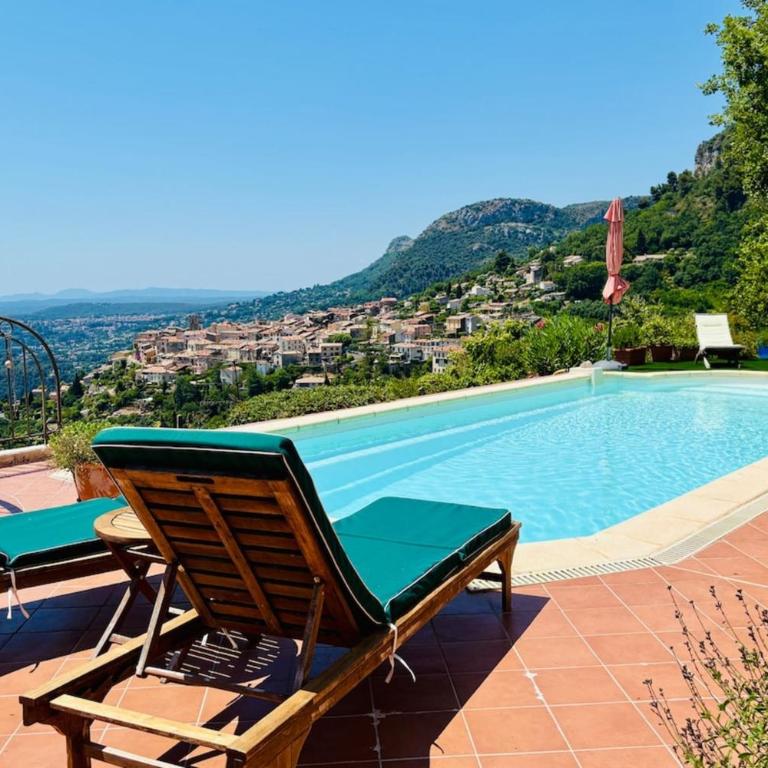 Villa Panorama Saint-Jeannet Swimming pool Sea and mountain views - Villa - 32