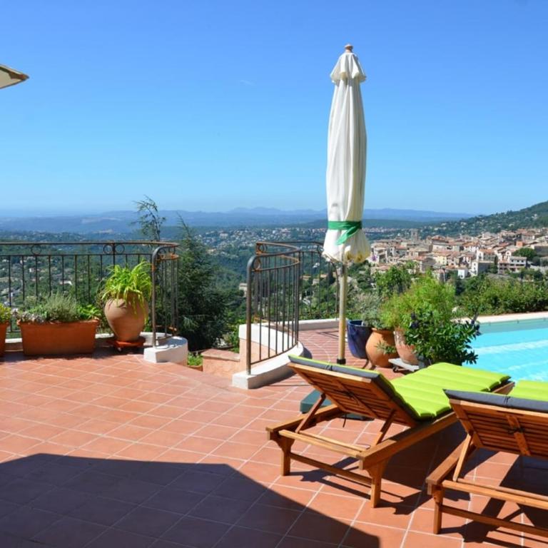 Villa Panorama Saint-Jeannet Swimming pool Sea and mountain views - Villa - 34
