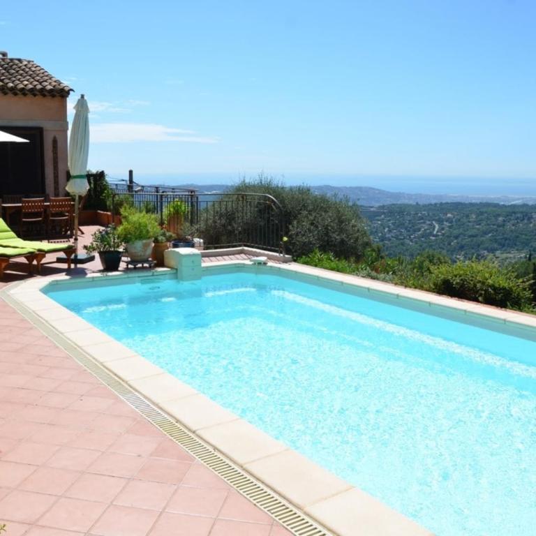 Villa Panorama Saint-Jeannet Swimming pool Sea and mountain views - Villa - 36