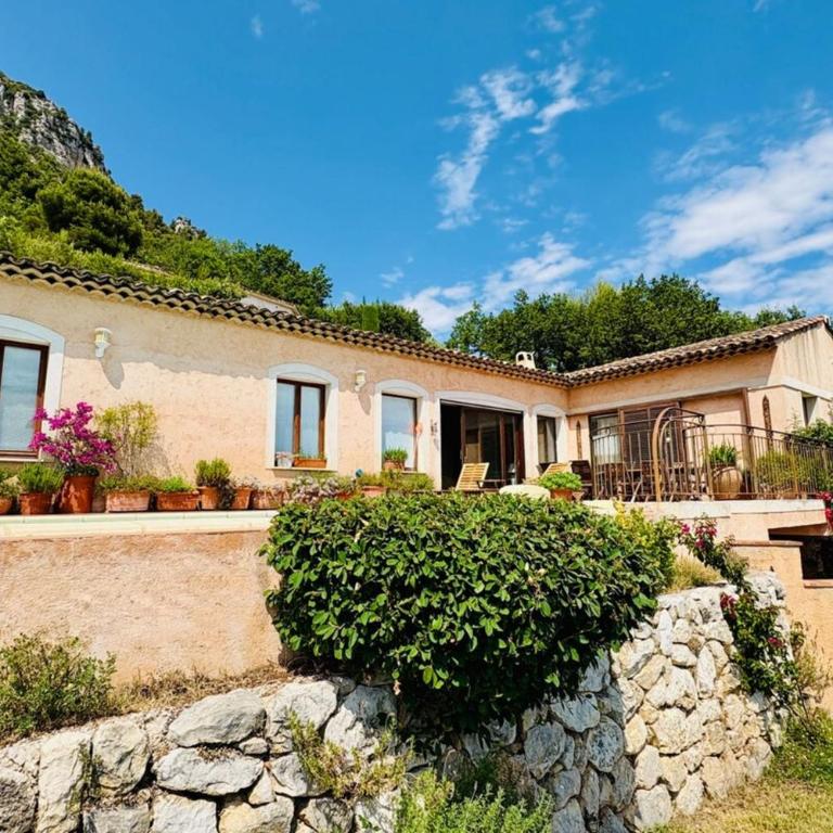 Villa Panorama Saint-Jeannet Swimming pool Sea and mountain views - Villa - 45