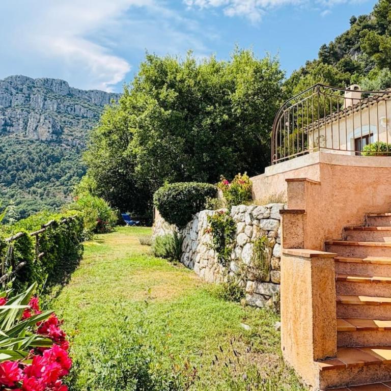 Villa Panorama Saint-Jeannet Swimming pool Sea and mountain views - Villa - 46