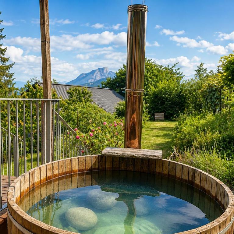Maison 6 pers - Bain nordique, Clim & Jardin - Haus mit 3 Schlafzimmern - 5
