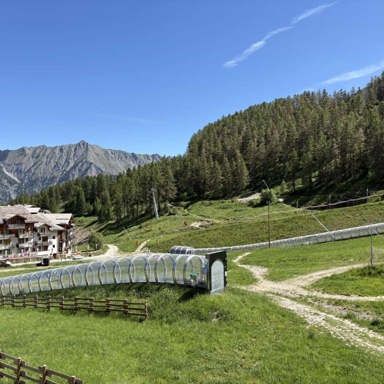 Appartement skis aux pieds Les Orres 1800, balcon - FR-1-322-702 - Apartment - 12